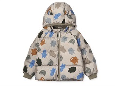Liewood monster/koala down puffer winter jacket Polle